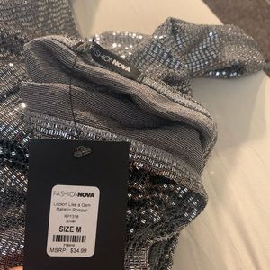 Fashion Nova Other - Fashion nova sparkle one piece Fashion Nova Other - Fashion nova sparkle one piece